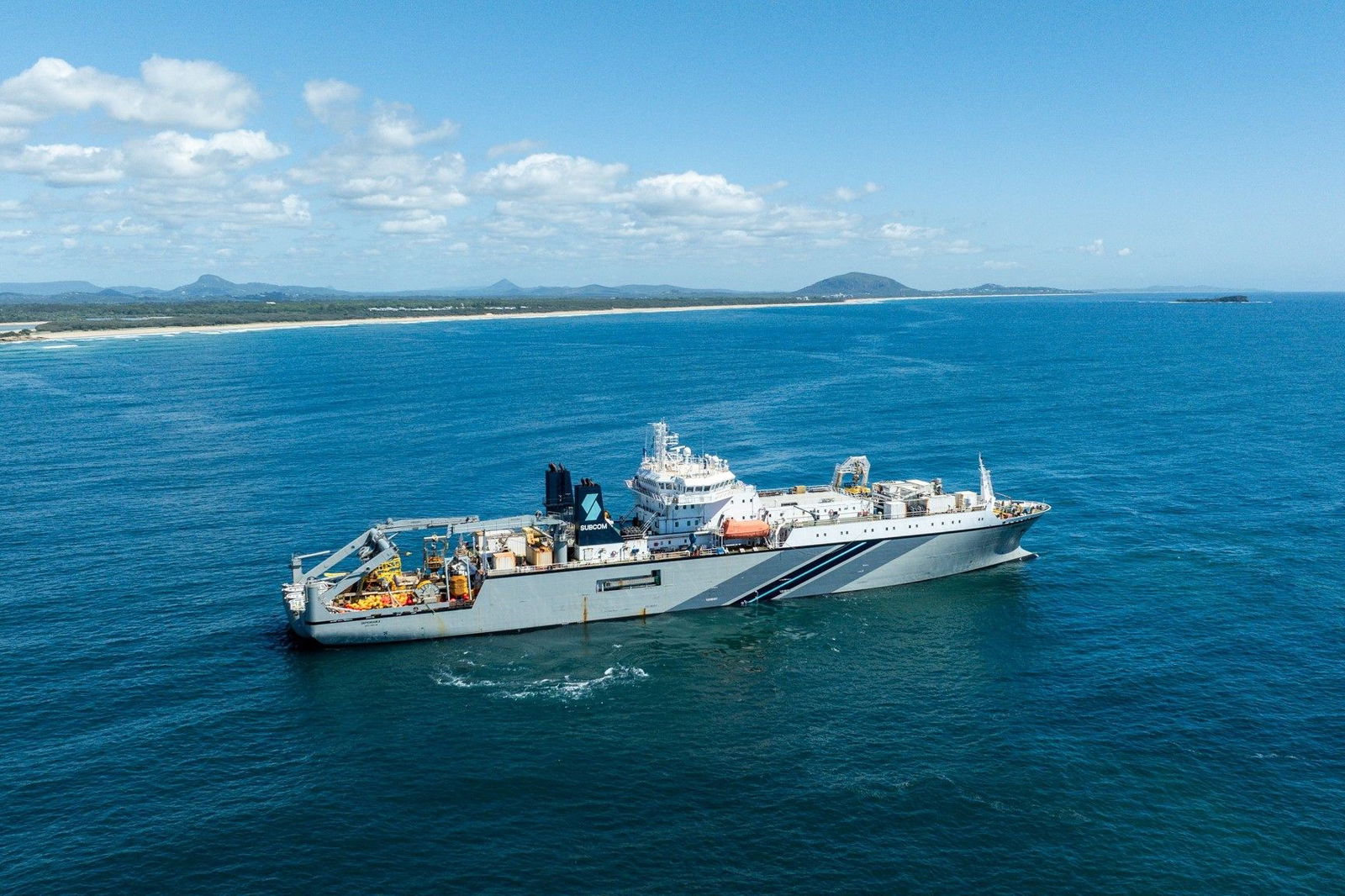 A new international subsea cable arrives on the Sunshine Coast