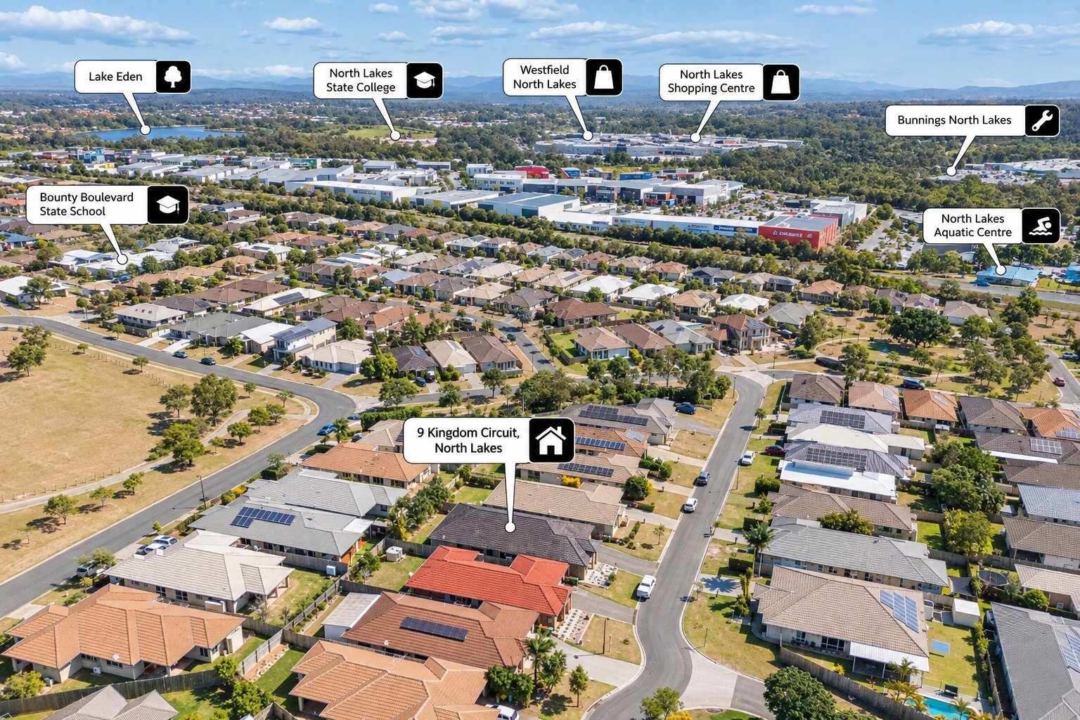 Listing image for 9 Kingdom Circuit, North Lakes  QLD  4509