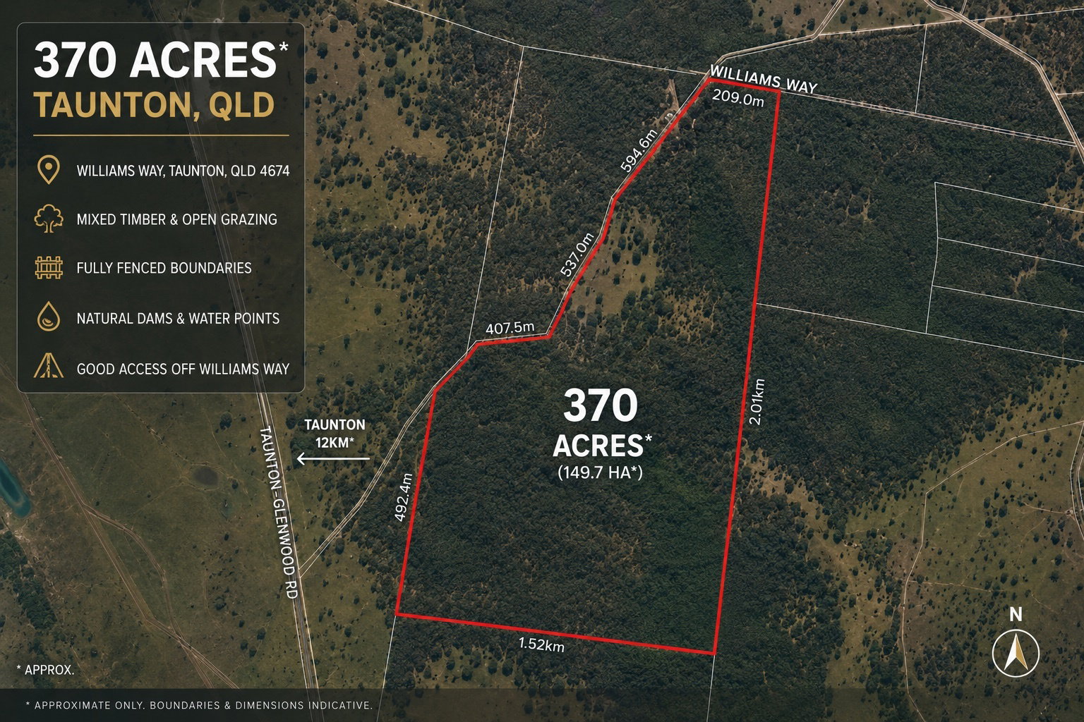 489 Williams Way, Taunton  QLD  4674